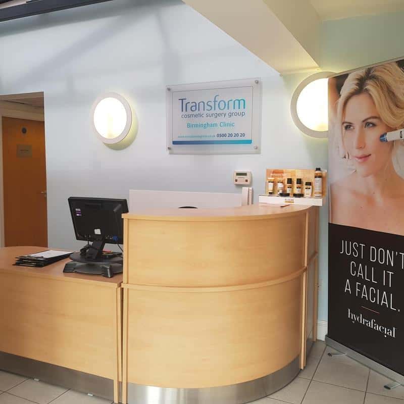 Clinique du groupe hospitalier Transform Birmingham Clinic