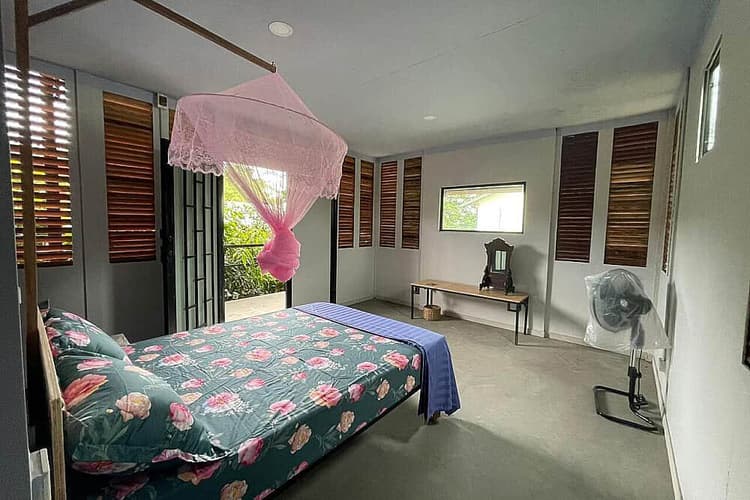1  Chambre Privée avec Lit Double et Ventilateur