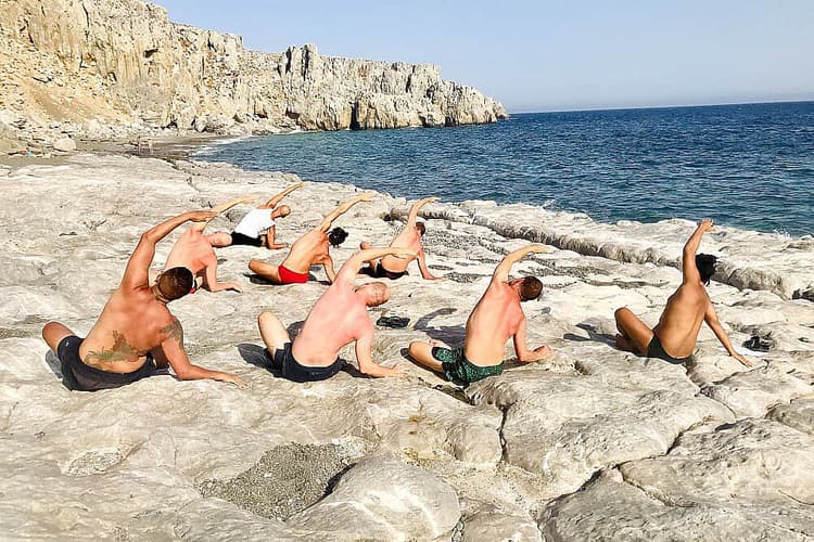 8 Journée de retraite spirituelle de yoga pour hommes en Crète, Grèce